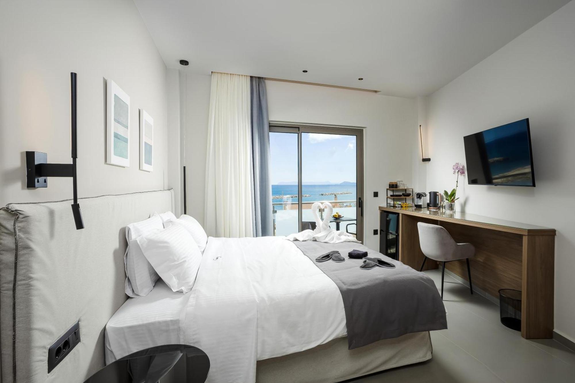 Iria Sea View Room Kolimvári Kültér fotó